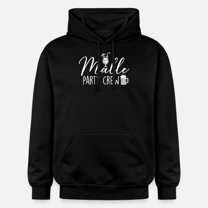 Malle Party Crew - Sweat à capuche Softstyle® Gildan Unisexe - noir