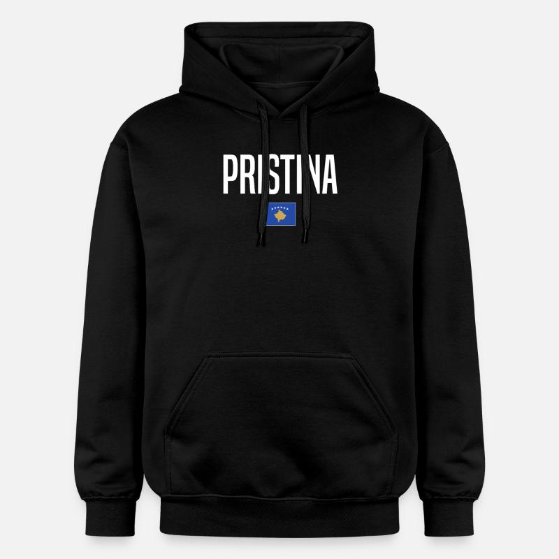 Pristina, Kosovo - Sweat à capuche Softstyle® Gildan Unisexe - noir