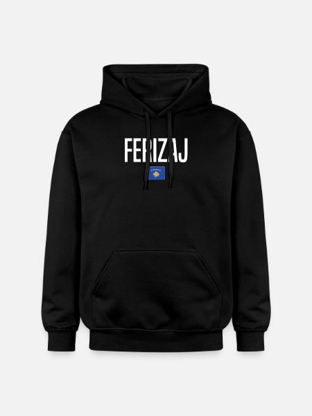 Ferizaj, Kosovo - Gildan Unisex Softstyle® Midweight Hoodie - black