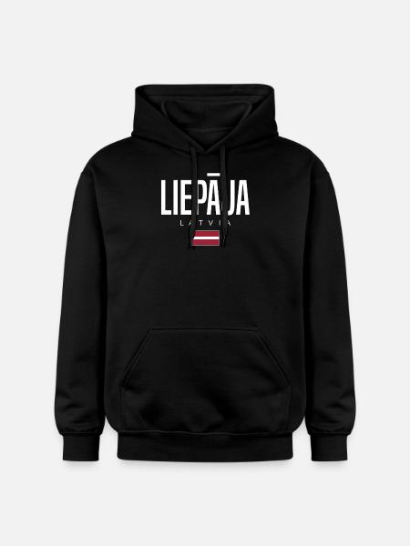 Liepaja, Latvia - Gildan Unisex Softstyle® Midweight Hoodie - black