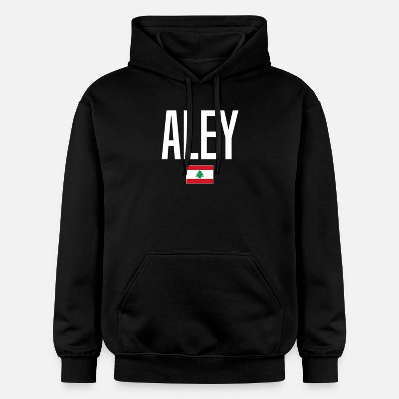 Aley Libanon - Gildan Unisex Softstyle® Midweight Hoodie - Schwarz