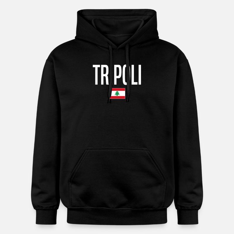 Tripoli, Liban - Sweat à capuche Softstyle® Gildan Unisexe - noir