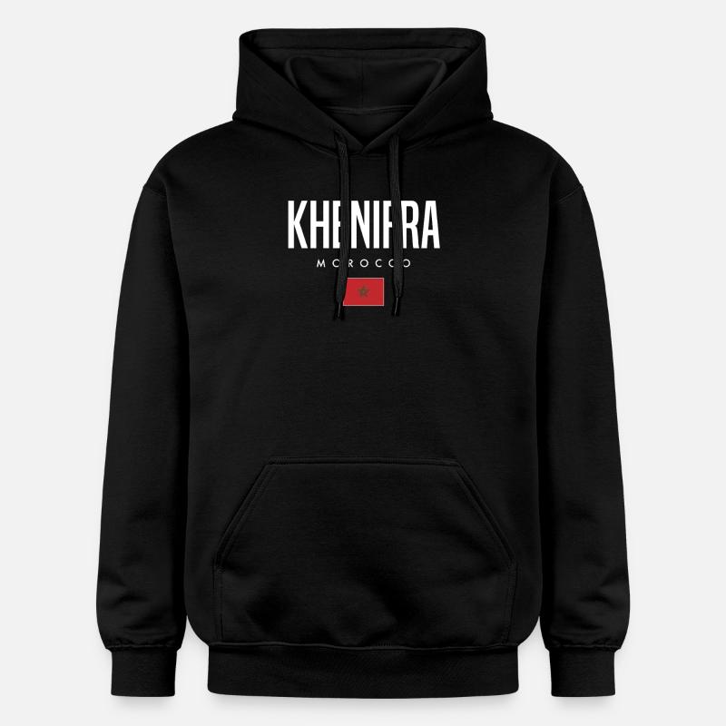 Khenifra, Maroc - Sweat à capuche Softstyle® Gildan Unisexe - noir