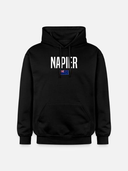 Napier Neuseeland - Gildan Unisex Softstyle® Midweight Hoodie - Schwarz