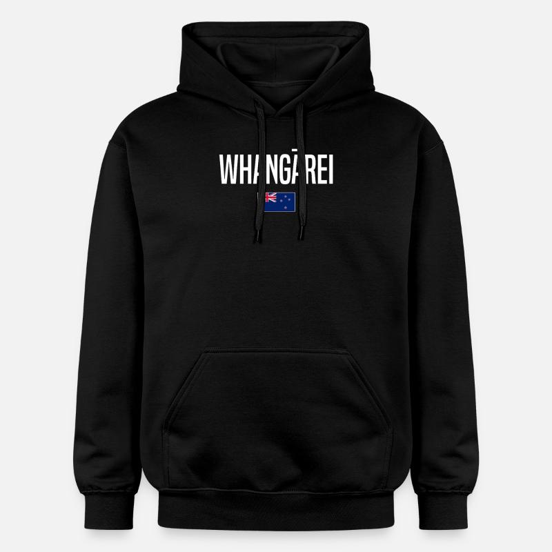 Whangarei, Nouvelle-Zélande - Sweat à capuche Softstyle® Gildan Unisexe - noir