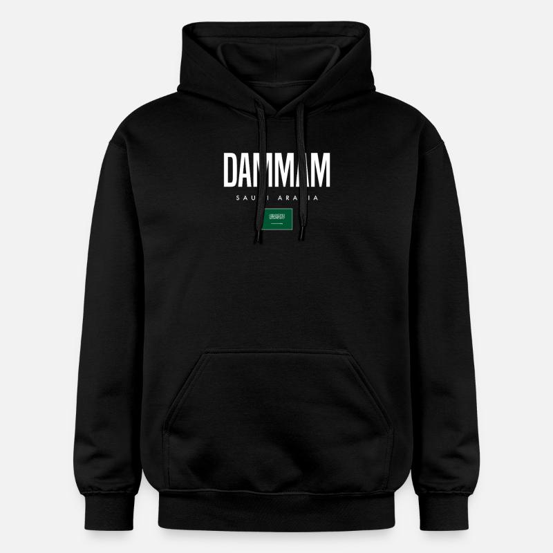 Dammam, Arabie saoudite - Sweat à capuche Softstyle® Gildan Unisexe - noir