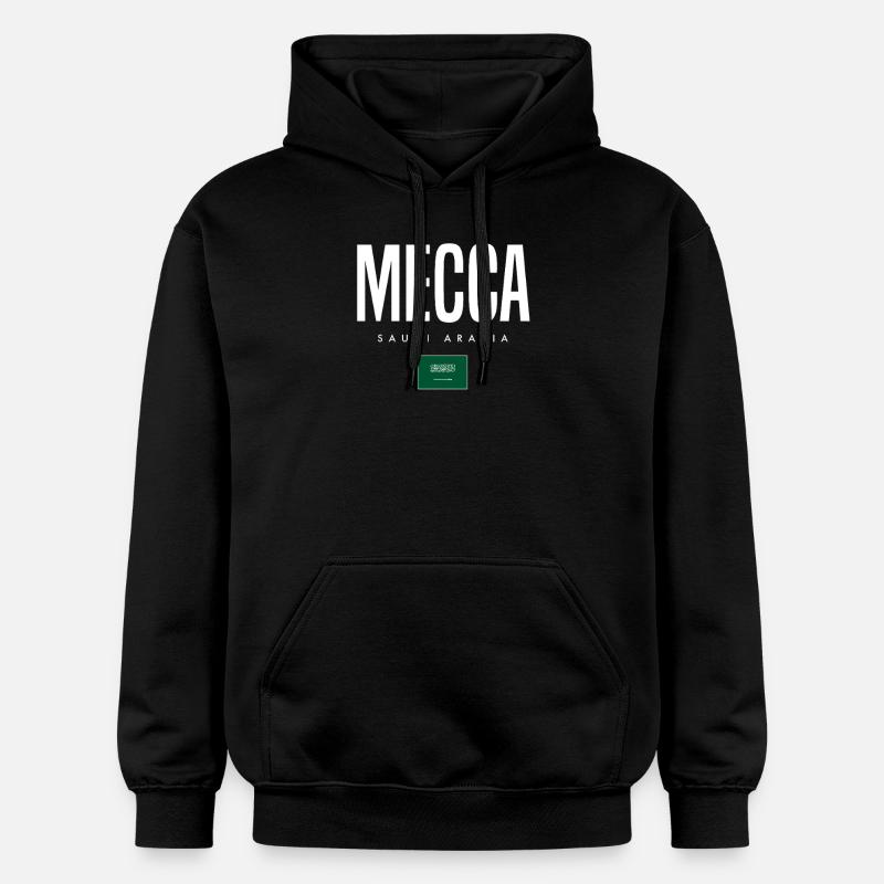 La Mecque, Arabie Saoudite - Sweat à capuche Softstyle® Gildan Unisexe - noir
