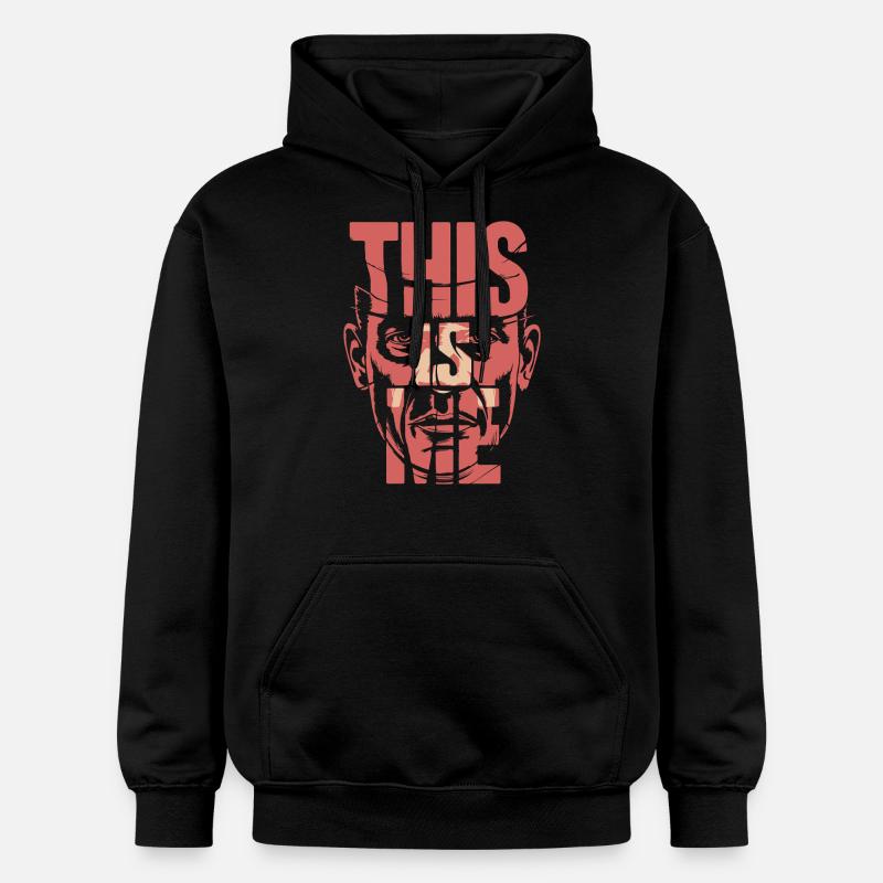 C’EST MOI - Sweat à capuche Softstyle® Gildan Unisexe - noir
