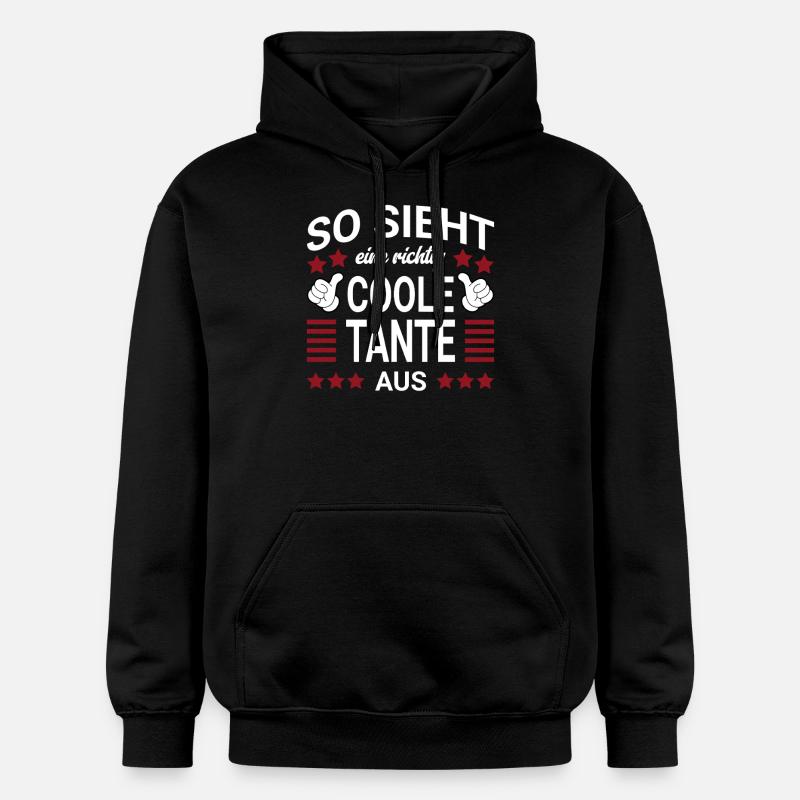 Style tante cool - Sweat à capuche Softstyle® Gildan Unisexe - noir