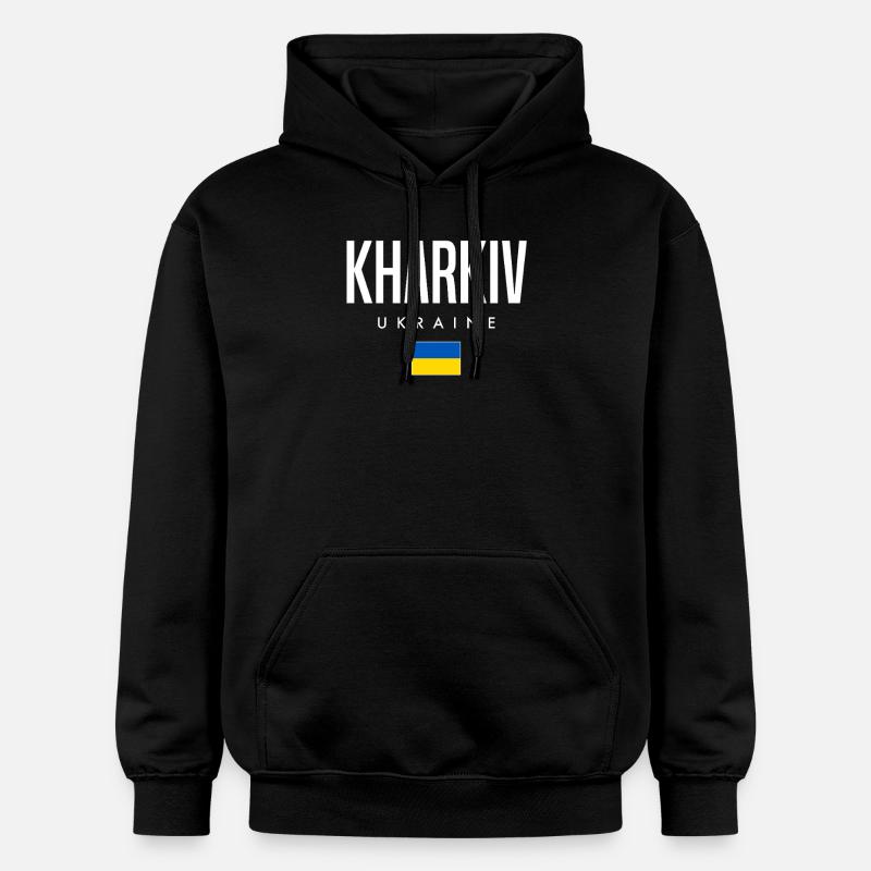 Kharkiv, Ukraine - Sweat à capuche Softstyle® Gildan Unisexe - noir