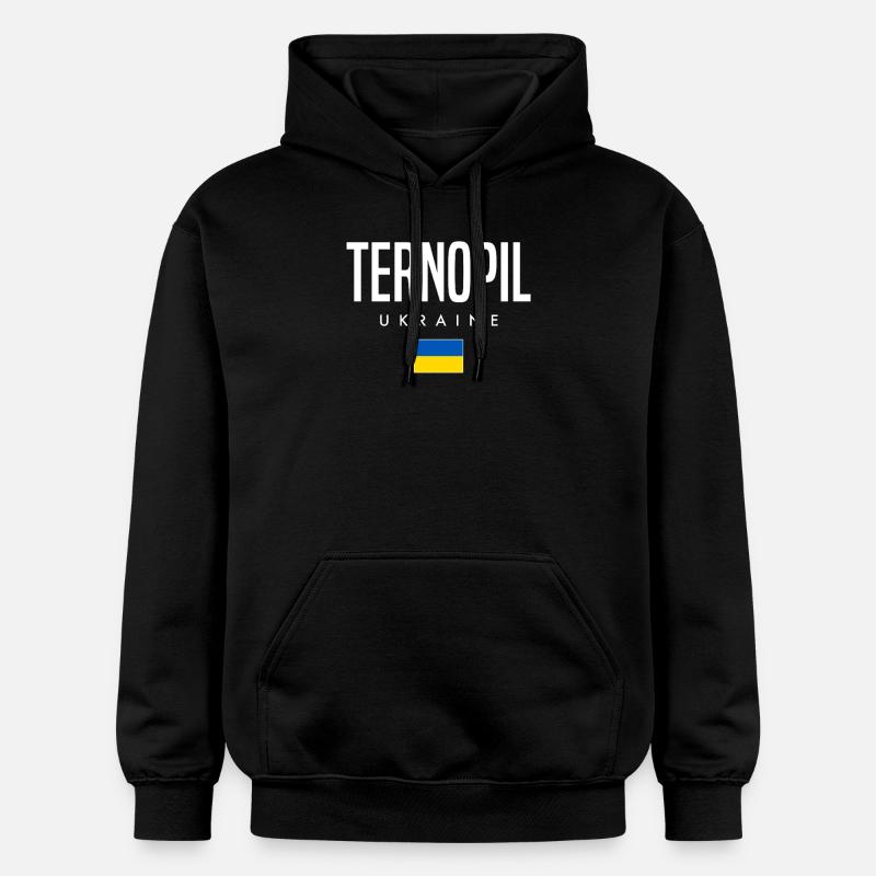 Ternopil, Ukraine - Sweat à capuche Softstyle® Gildan Unisexe - noir
