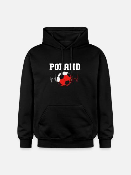 Poland Polish - Gildan Unisex Softstyle® Midweight Hoodie - black