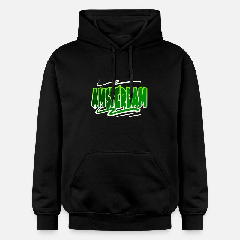 Amsterdam - Sweat à capuche Softstyle® Gildan Unisexe - noir