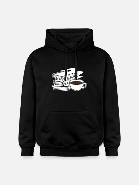 Author Coffee Book - Gildan Unisex Softstyle® Midweight Hoodie - black