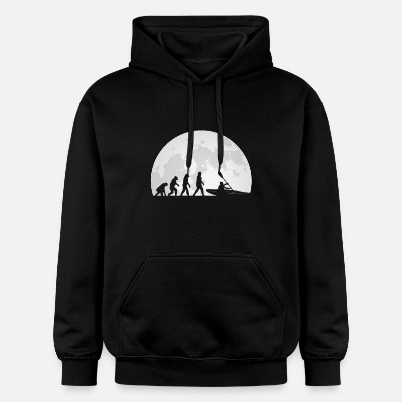 Kayak Kayak Évolution - Sweat à capuche Softstyle® Gildan Unisexe - noir