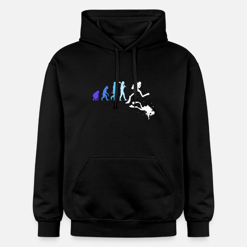 Plonger - Sweat à capuche Softstyle® Gildan Unisexe - noir
