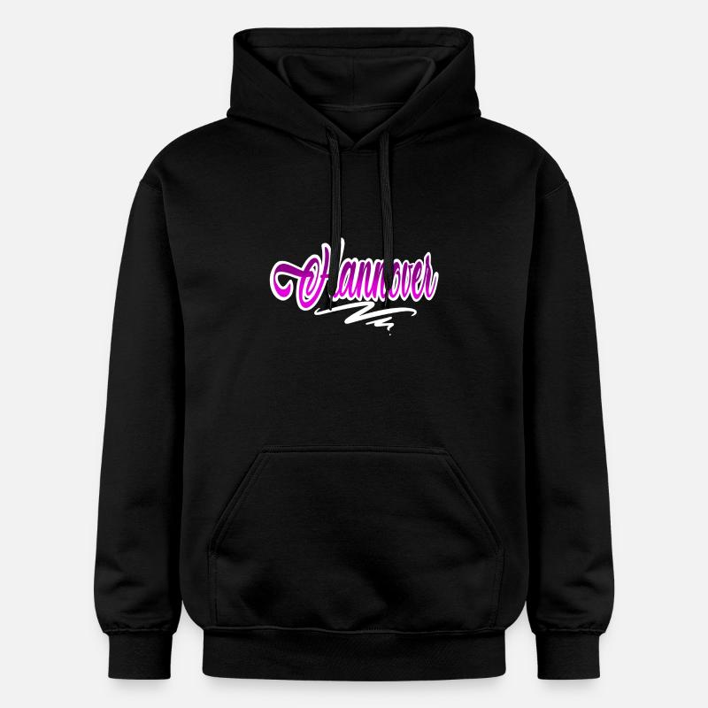 Hannover - Gildan Unisex Softstyle® Midweight Hoodie - Schwarz