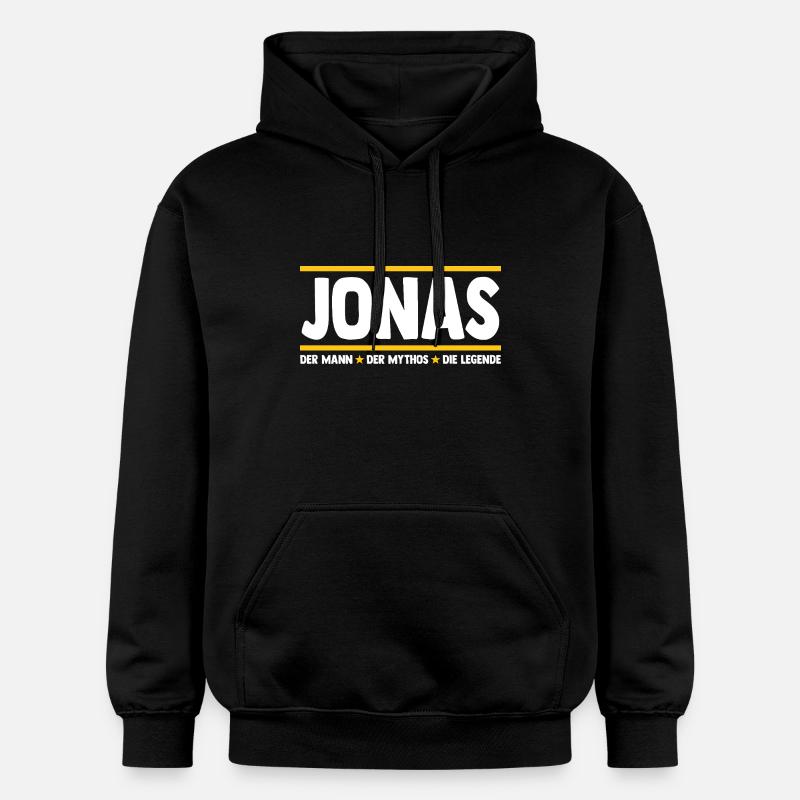 Jonas - Sweat à capuche Softstyle® Gildan Unisexe - noir