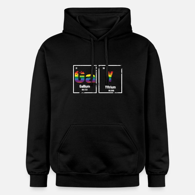 Tableau périodique - Sweat à capuche Softstyle® Gildan Unisexe - noir