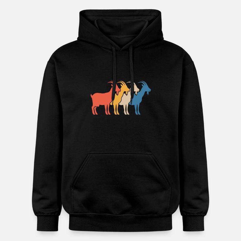 Chèvre Chèvre Chèvre - Sweat à capuche Softstyle® Gildan Unisexe - noir