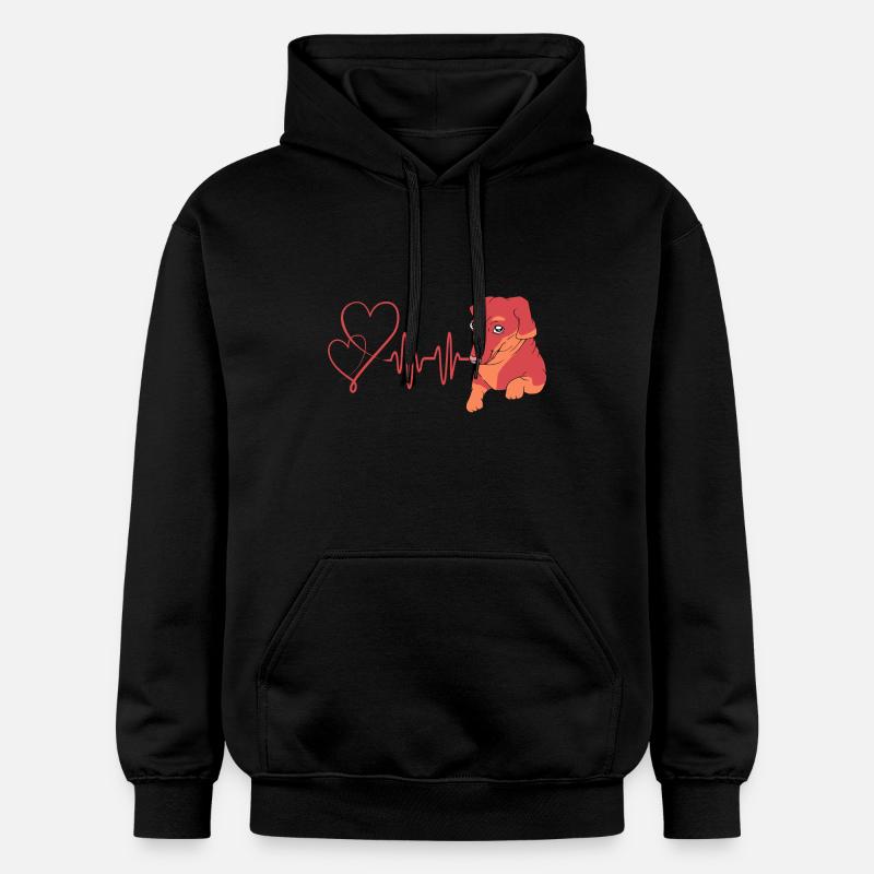 Teckel - Sweat à capuche Softstyle® Gildan Unisexe - noir