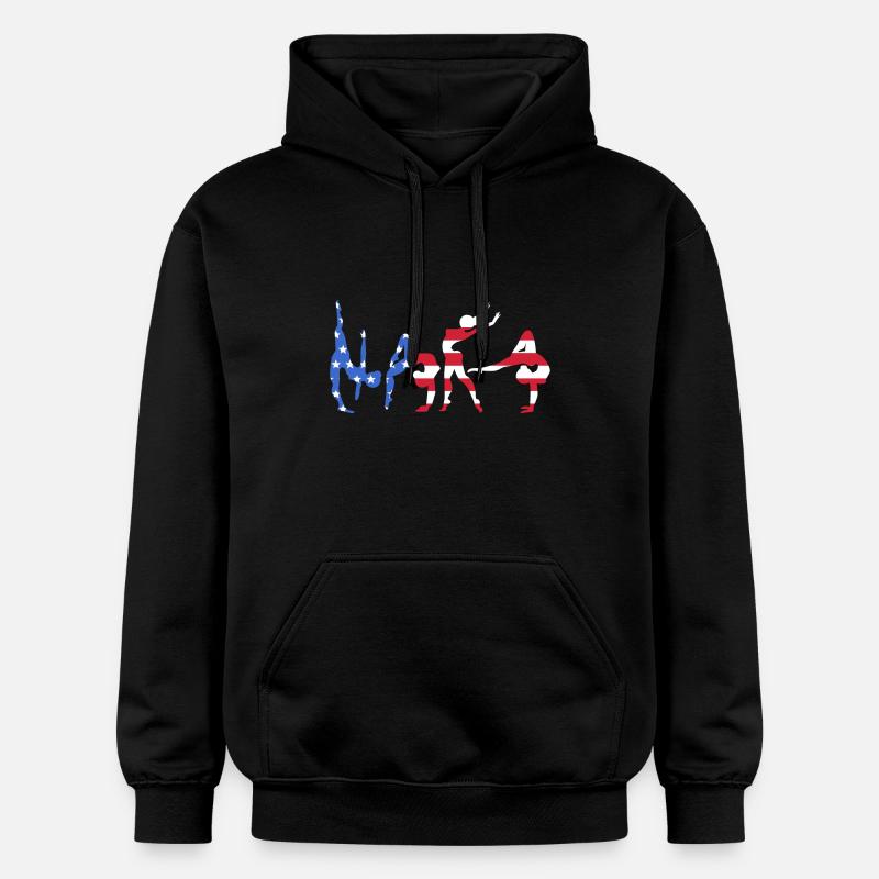 Athlétisme - Sweat à capuche Softstyle® Gildan Unisexe - noir