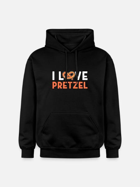 pretzel - Gildan Unisex Softstyle® Midweight Hoodie - black
