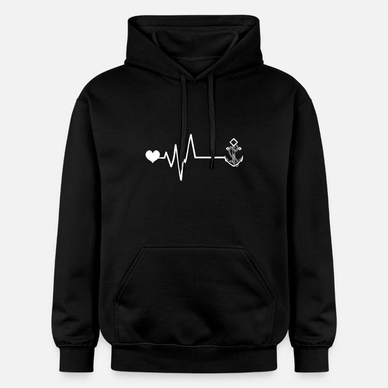 Port d’ancrage Puls Heru - Sweat à capuche Softstyle® Gildan Unisexe - noir