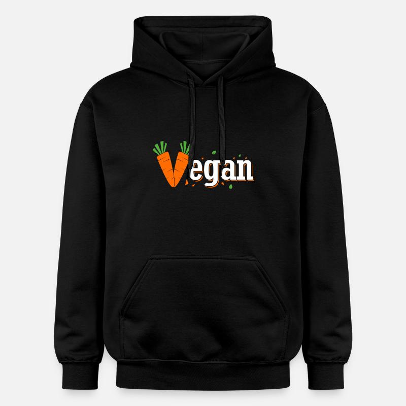 Carottes Légumes - Sweat à capuche Softstyle® Gildan Unisexe - noir