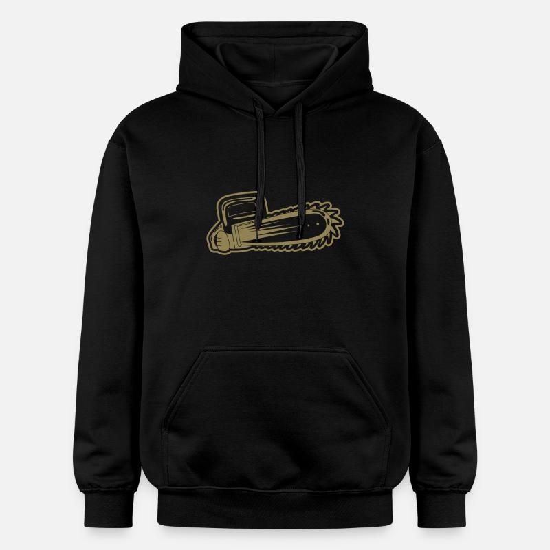 Tronçonneuse Tronçonneuse Pocket Design - Sweat à capuche Softstyle® Gildan Unisexe - noir