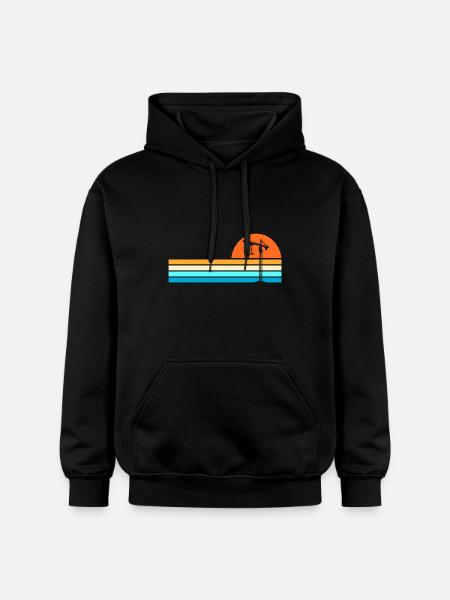 Crane operator crane - Gildan Unisex Softstyle® Midweight Hoodie - black