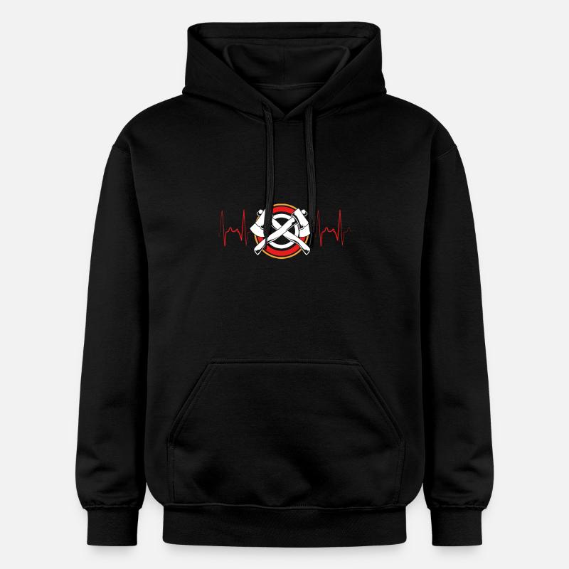 Lancer de hache - Sweat à capuche Softstyle® Gildan Unisexe - noir