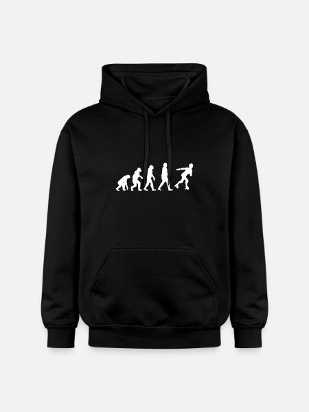 Rollschuhlaufen Rollschuhe Inline-Skates Evolution - Gildan Unisex Softstyle® Midweight Hoodie - Schwarz