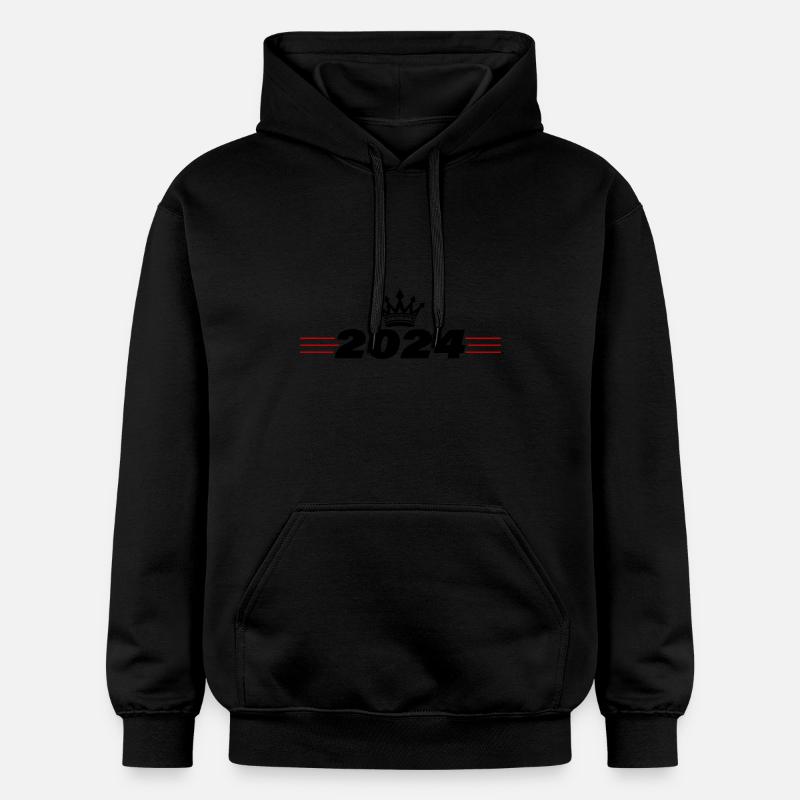 Couronne de l’année 2024 - Sweat à capuche Softstyle® Gildan Unisexe - noir