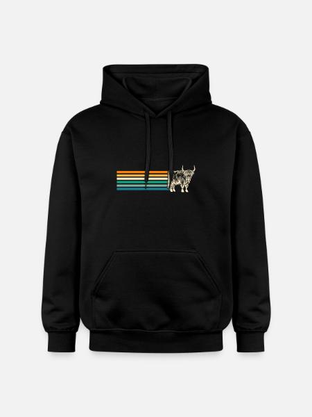 Cow Cattle Highland Cattle - Gildan Unisex Softstyle® Midweight Hoodie - black