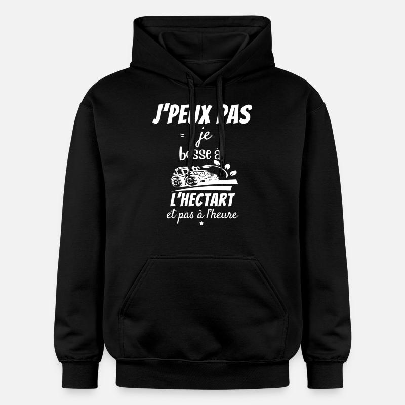 Travail à l’Hectare - Sweat à capuche Softstyle® Gildan Unisexe - noir