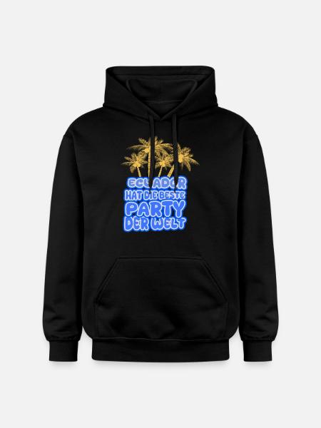 Gift for Ecuador - Gildan Unisex Softstyle® Midweight Hoodie - black