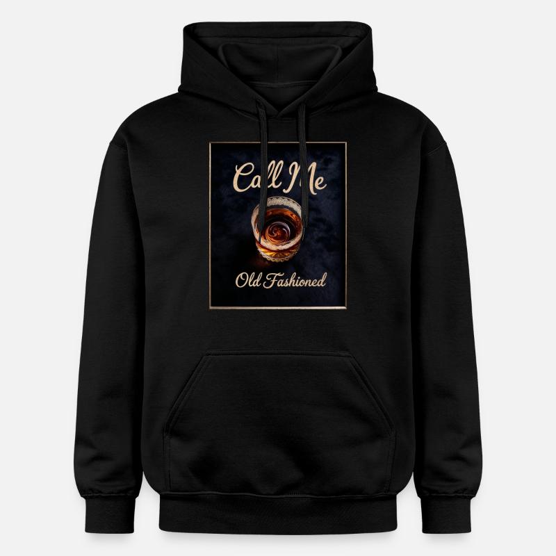 Appelez-moi Whisky à l’ancienne drôle - Sweat à capuche Softstyle® Gildan Unisexe - noir