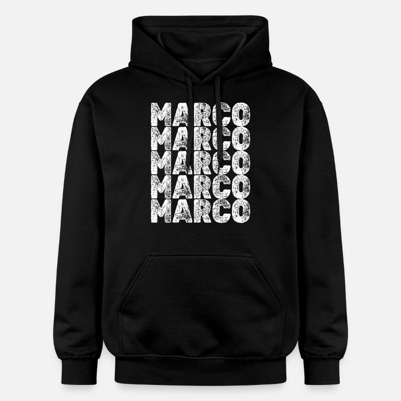 Héros Marco - Sweat à capuche Softstyle® Gildan Unisexe - noir
