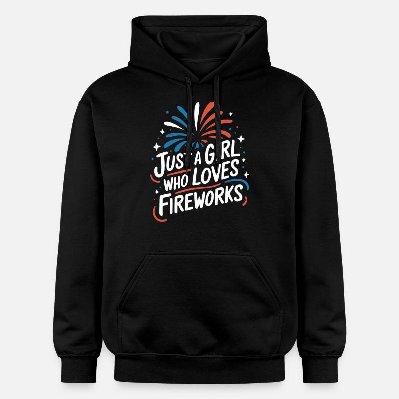 Pyrotechnics Fireworks Pyrotechnics - Gildan Unisex Softstyle® Midweight Hoodie - black