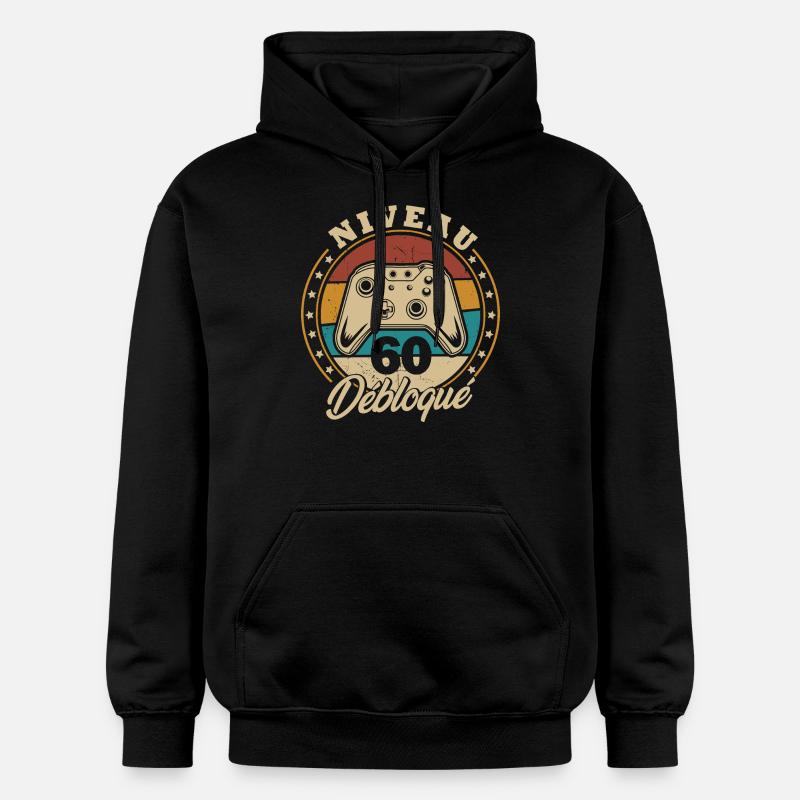 Niveau 60 débloque - Sweat à capuche Softstyle® Gildan Unisexe - noir