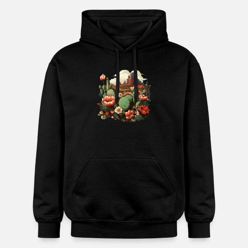 Cactus - Sweat à capuche Softstyle® Gildan Unisexe - noir