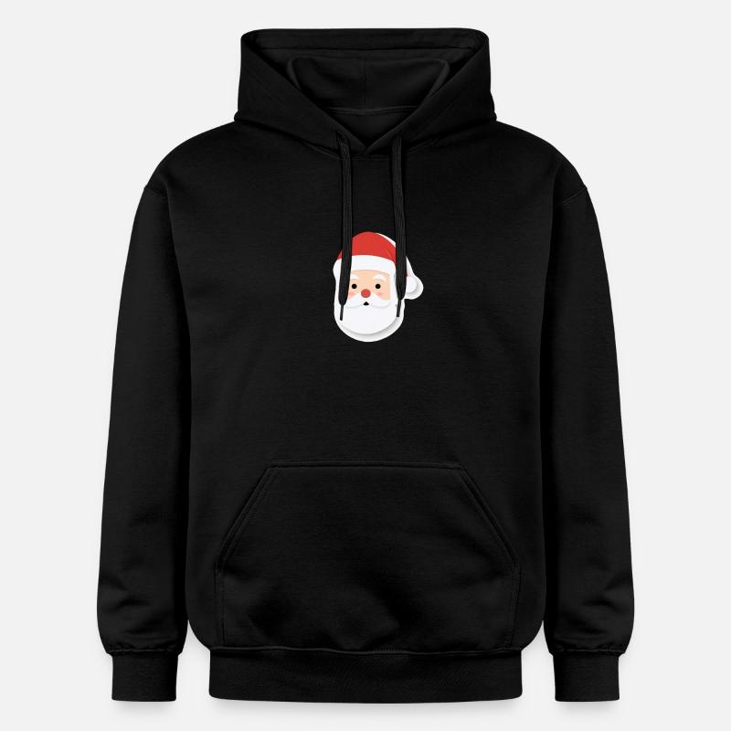Weihnachtsmann - Illustration - Gildan Unisex Softstyle® Midweight Hoodie - Schwarz