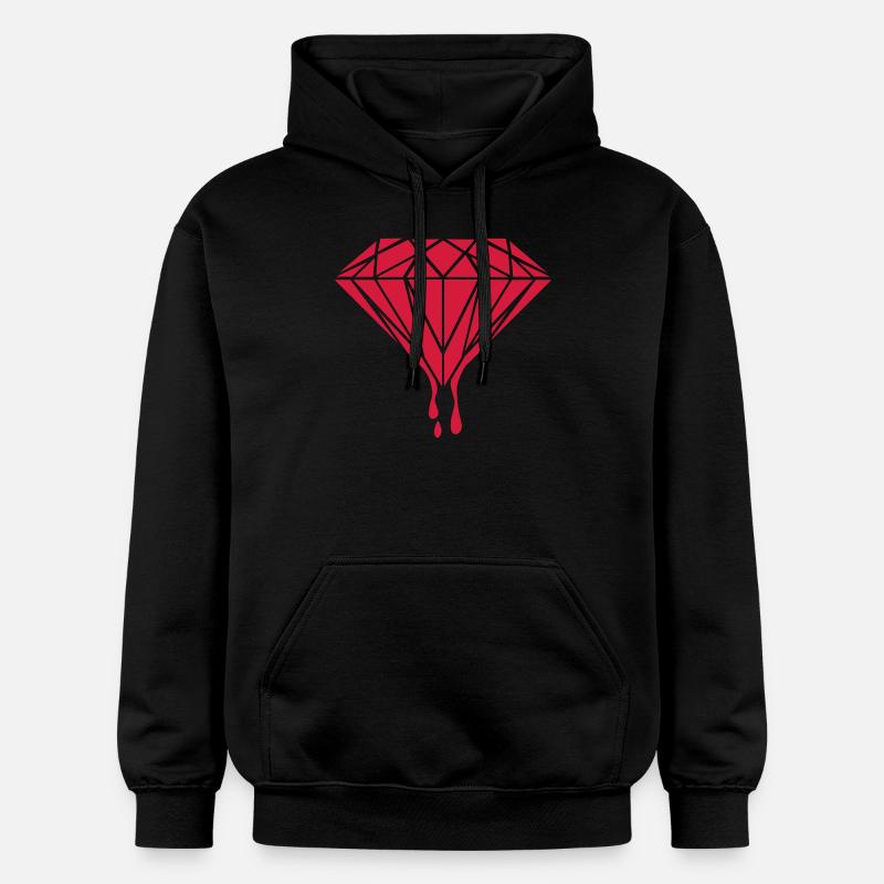 diamond - Sweat à capuche Softstyle® Gildan Unisexe - noir