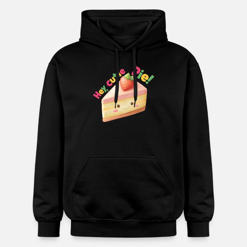 Hé, Cutie Pie ! - Sweat à capuche Softstyle® Gildan Unisexe - noir