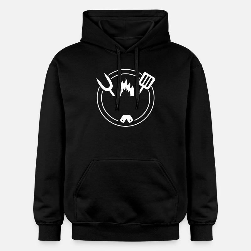 Conception de gril à personnaliser - Sweat à capuche Softstyle® Gildan Unisexe - noir