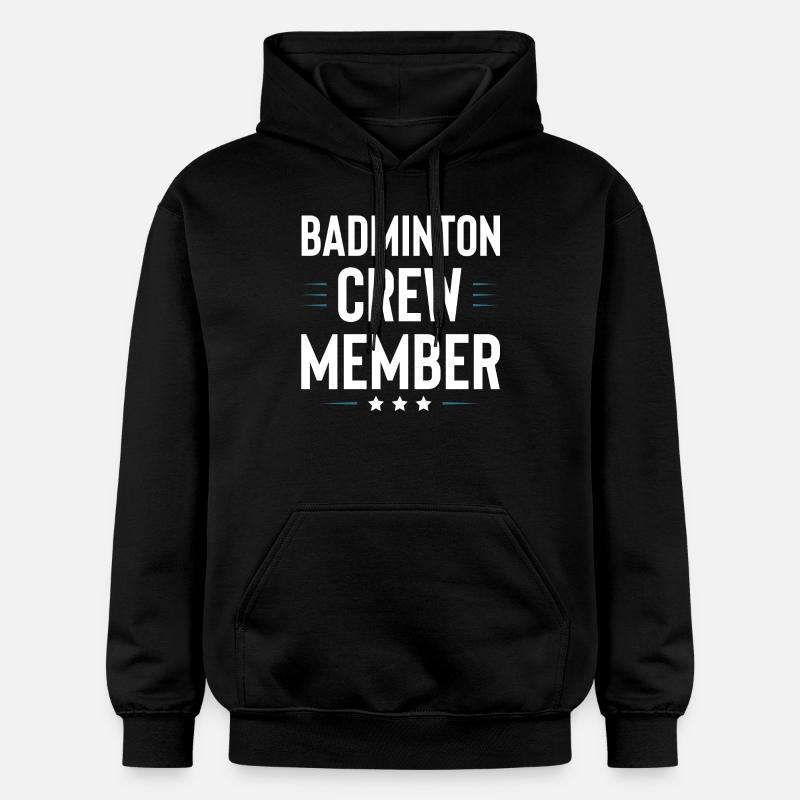 Équipe de badminton - Sweat à capuche Softstyle® Gildan Unisexe - noir
