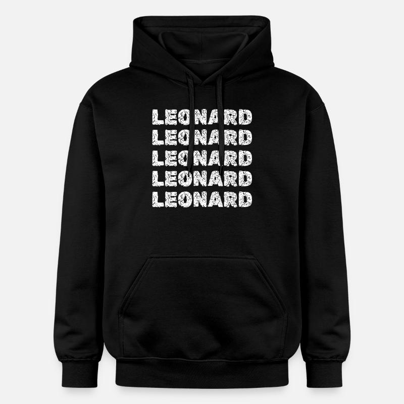 Leonard - Sweat à capuche Softstyle® Gildan Unisexe - noir