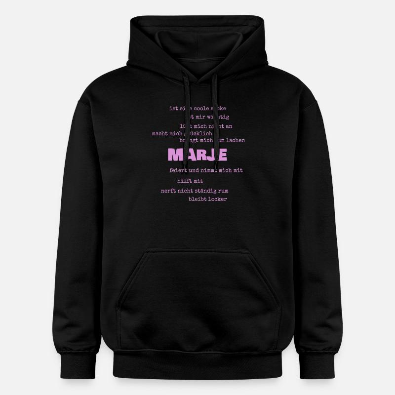 Marje - Sweat à capuche Softstyle® Gildan Unisexe - noir