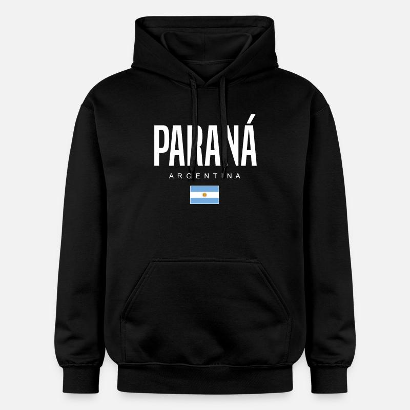 Paraná Argentine Argentin - Sweat à capuche Softstyle® Gildan Unisexe - noir